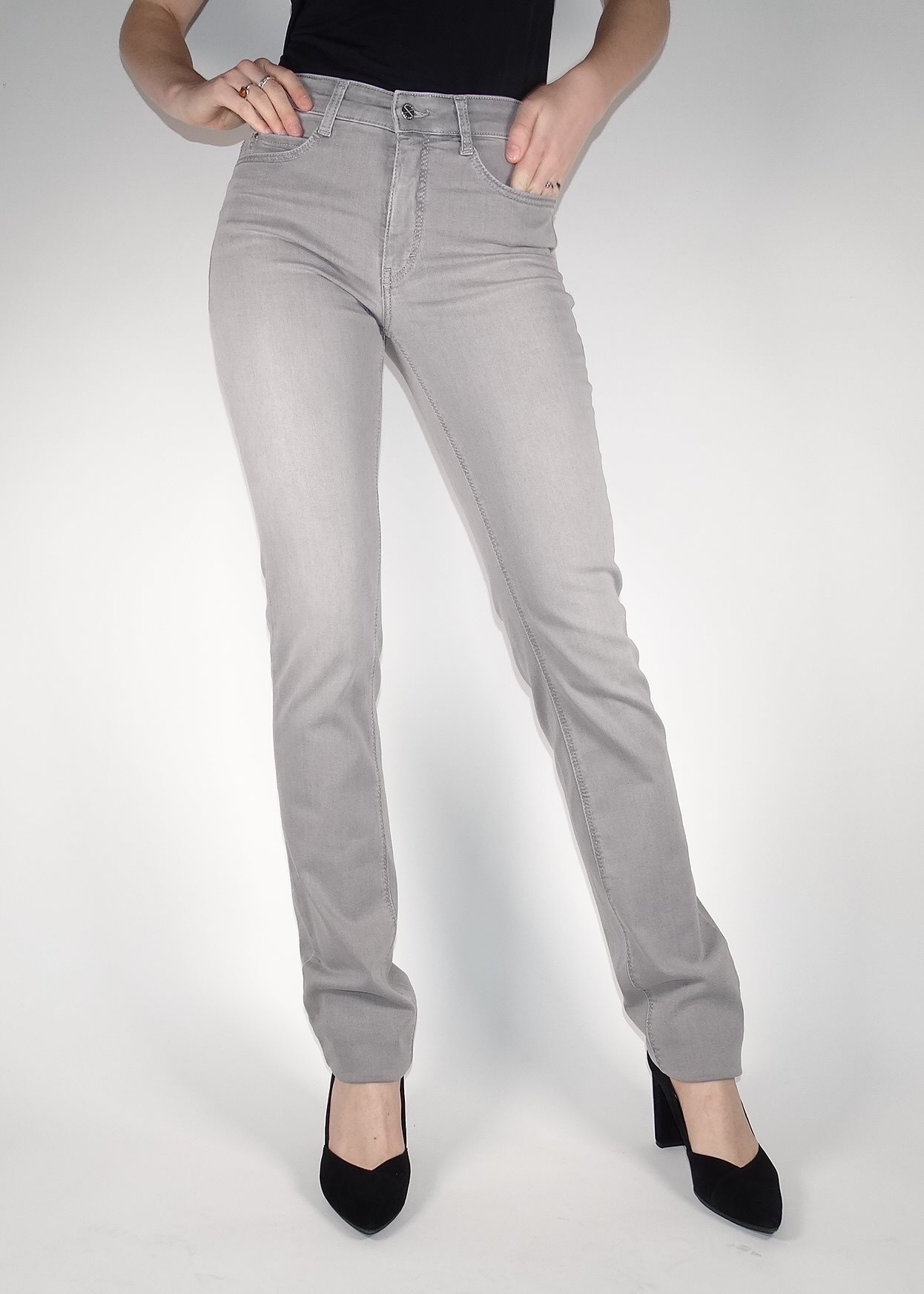 Dream MAC broek grijs lengtemaat 36 Lange Dame jeans Langedame