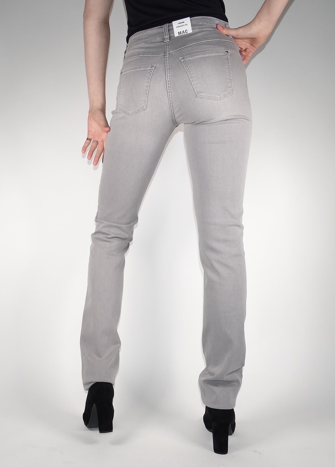 Dream MAC broek grijs lengtemaat 36 Lange Dame jeans Langedame