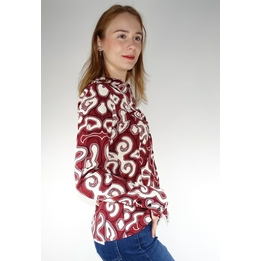 Overview second image: Aime Hailey Blouse shibori print