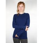 Product Color: Trui Round Knit dark blue