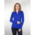 Product Color: Trui Polo Knit kobalt blauw