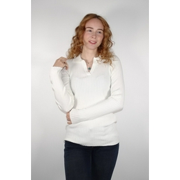 Overview image: Trui Polo Knit offwhite